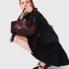 Veste courte à col en velours