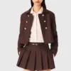 Veste courte croisée