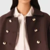 Veste courte croisée