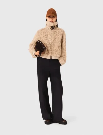 Veste courte en bouclé Veste courte en bouclé