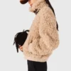 Veste courte en bouclé