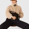 Veste courte en bouclé