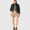 Veste courte en cuir Veste courte en cuir
