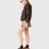 Veste courte en cuir Veste courte en cuir