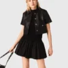 Veste courte en cuir Veste courte en cuir