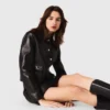 Veste courte en cuir Veste courte en cuir