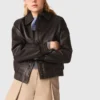 Veste courte en cuir Veste courte en cuir