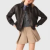 Veste courte en cuir Veste courte en cuir