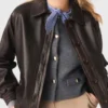 Veste courte en cuir Veste courte en cuir