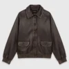 Veste courte en cuir Veste courte en cuir