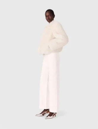 Veste courte en fausse fourrure Veste courte en fausse fourrure