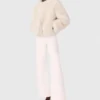 Veste courte en fausse fourrure
