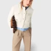 Veste courte en tweed