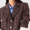 Veste courte en tweed