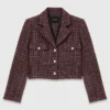 Veste courte en tweed