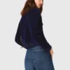 Veste courte en velours