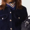 Veste courte en velours