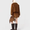 Veste courte en velours côtelé