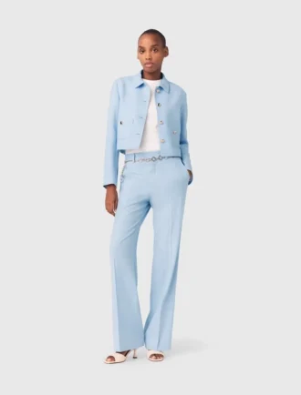 Veste courte à simple boutonnage