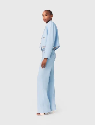 Veste courte à simple boutonnage