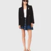 Veste croisée
