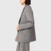 Veste de costume à carreaux