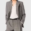 Veste de costume à carreaux