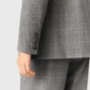 Veste de costume à carreaux