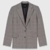 Veste de costume à carreaux