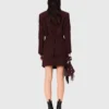 Veste de costume ceinturée