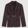 Veste de costume ceinturée Veste de costume ceinturée