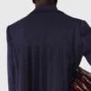 Veste de costume à dos plissé