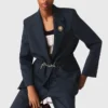 Veste de costume à fines rayures Veste de costume à fines rayures