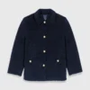 Veste en cuir et simili-mouton