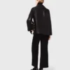 Veste en cuir matelassée