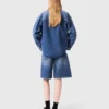 Veste en denim délavé