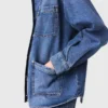 Veste en denim délavé