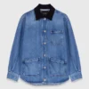 Veste en denim délavé