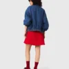 Veste en denim oversize brodée Veste en denim oversize brodée