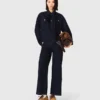 Veste en jean avec nœud