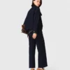 Veste en jean avec nœud