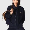 Veste en jean avec nœud