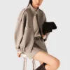 Veste en laine mélangée