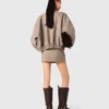 Veste en laine mélangée