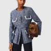 Veste en tweed 4 poches