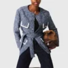 Veste en tweed 4 poches
