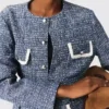 Veste en tweed 4 poches