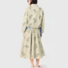 Veste technique brodée de perles